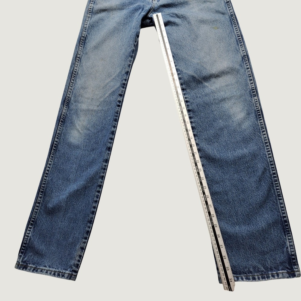 Wrangler Jeans Mens 32x36 Blue Good George Strait Cowboy Cut Straight Leg Denim - Picture 7 of 12